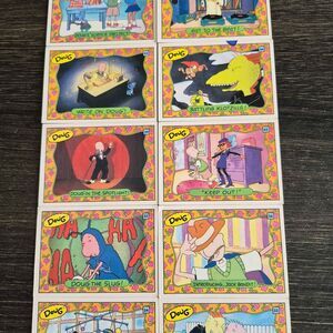 Vintage Nickelodeon 1993 Topps Nicktoons 'Doug Funny' Trading Cards